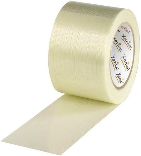 Filamentklebeband mLängsfaden Breite 75mm Länge 50m S100µ transparent XENIAL - VPE: 12
