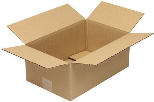 Faltkarton 1-wellig Höhenrillung Maße 350x230x140mm C4 Qualität 120 C braun - VPE: 50