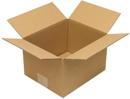 Faltkarton 1-wellig Höhenrillung Maße 230x190x140mm C5 Qualität 120 B braun - VPE: 50