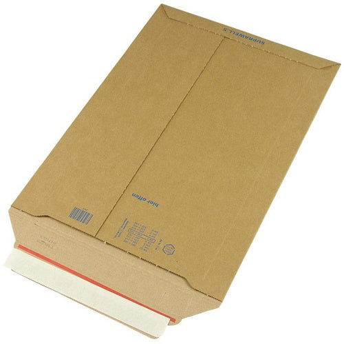 Versandtasche Suprawell Maße 270x390mm B4 Wellpappe braun SK TRANSPAK - VPE: 100