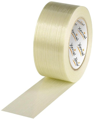 Filamentklebeband mLängsfaden Breite 50mm Länge 50m S100µ transparent XENIAL - VPE: 18