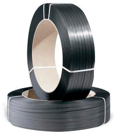 Umreifungsband Bandbreite16xStärke05mm L2000m PP schwarz Kern 406mm TRANSPAK