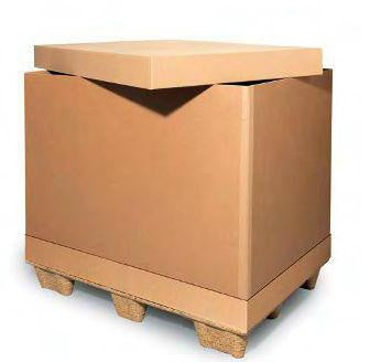 Palettenring 2-wellig Maße 1205x805x1200mm Qualtität 240BC braun Fefco 0501 - VPE: 5