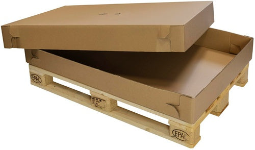WP-Aufsatzrahmen-Deckel/Boden Maße 1210x810x150mm Qualität 290 BC FEFCO 0452 - VPE: 5