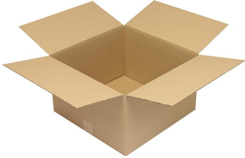 Faltkarton 1-wellig Maße 400x400x240mm Qualität 120 B braun TRANSPAK - VPE: 25