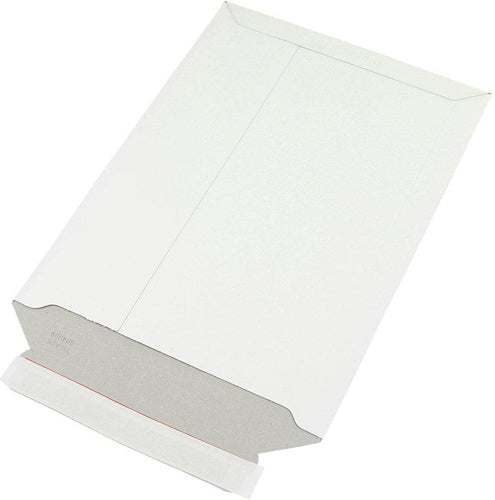 Versandtasche Maße 240x315mm A4 Gewicht 450g/qm Vollpappe weiß SK TRANSPAK - VPE: 100