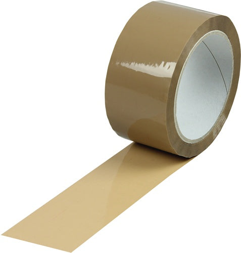 Klebeband Breite 50mm Länge 66m Stärke 48µ leise abrollend braun TRANSPAK - VPE: 36