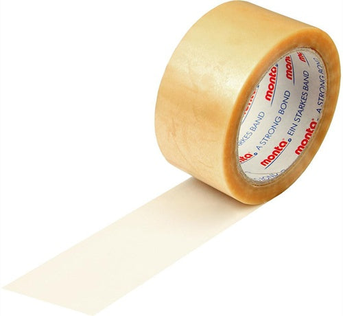 Klebeband monta 283 Breite 50mm Länge 66m Stärke 52µ PVC transparent leise MONTA - VPE: 36