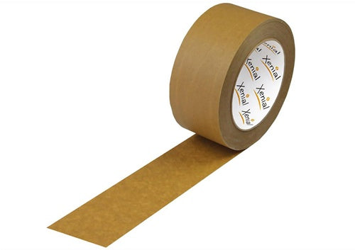 Klebeband Breite 50mm Länge 50m S125µ Papier 2 Längs-/1 Sinusfaden TRANSPAK - VPE: 36