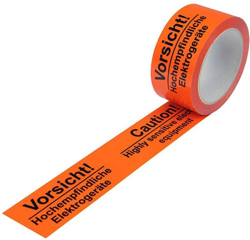 Warnklebeband Breite 50mm Länge 66m S52µ PP DrHochempf Elektrogeräte TRANSPAK - VPE: 12