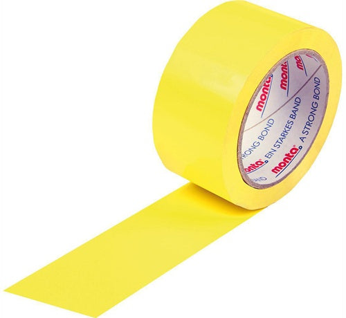 Klebeband monta 250F Breite 50mm Länge 66m Stärke 57µ PVC schwarz leise MONTA - VPE: 36