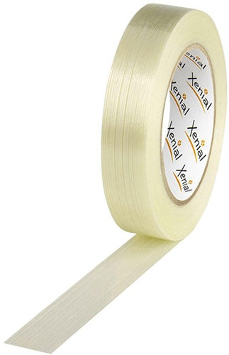 Filamentklebeband mLängsfaden Breite 25mm Länge 50m S100µ transparent XENIAL - VPE: 12