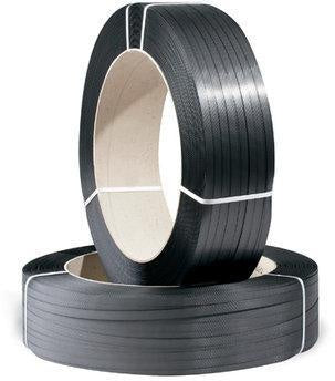 Umreifungsband Bandbreite16xStärke09mm L1500m PP schwarz Kern 406mm TRANSPAK