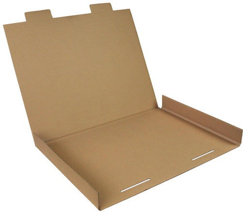 Kalenderverpackung 1-wellig Maße 630x430x10mm A2 Qualität 120 B braun TRANSPAK - VPE: 25