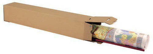 Karton 1-wellig Quattropack Premium Maße 105x105x430mm A2 Q130 B br Automatikb - VPE: 10