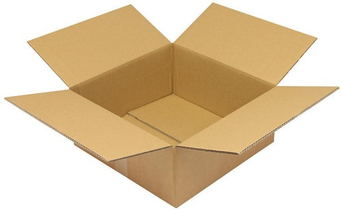 Faltkarton 2-wellig Maße 400x400x170mm Qualität 230BC braun TRANSPAK - VPE: 10