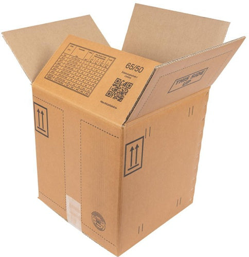 Gefahrgutkarton 4-fach Zulassung 2-wellig Maße 390x390x430mm Inhalt 65l TRANSPAK - VPE: 10