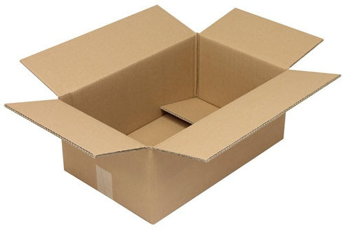 Faltkarton 2-wellig Maße 450x280x180mm Qualität 230BC braun TRANSPAK - VPE: 20