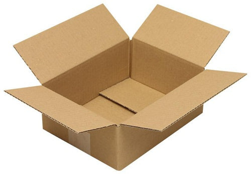 Faltkarton 1-wellig Höhenrillung Maße 230x170x80mm Qualität120 B braun TRANSPAK - VPE: 50