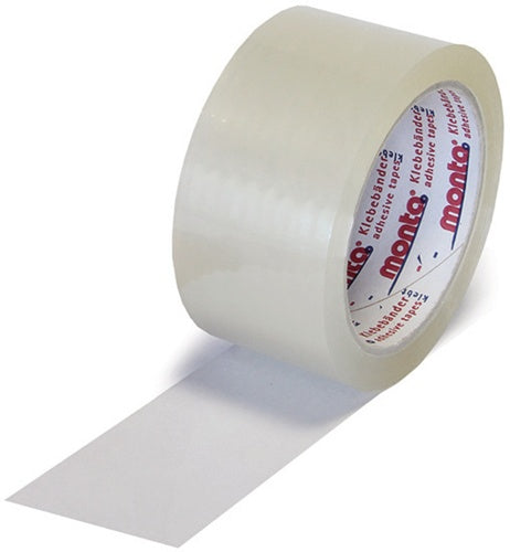 Klebeband monta 610 Breite 50mm Länge 66m Stärke 48µ PP transparent leise MONTA - VPE: 36