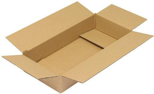Faltkarton 1-wellig Maße 420x200x80mm Qualität 120 B braun TRANSPAK - VPE: 20