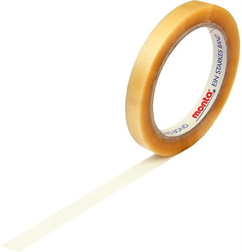 Klebeband monta 220 Breite 15mm Länge 66m S54µ PVC transparent leise TRANSPAK - VPE: 12