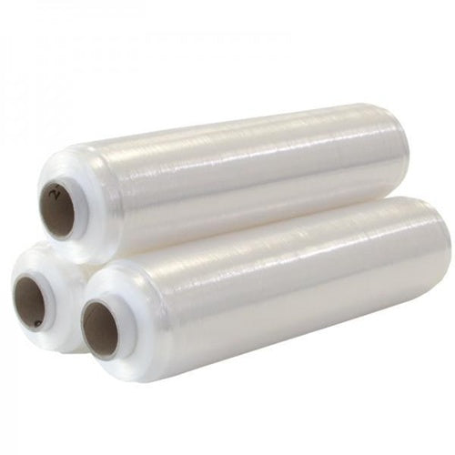 Handstretchfolie Breite 430mm Länge 600m transparent randverstärkt S8µ TRANSPAK - VPE: 6