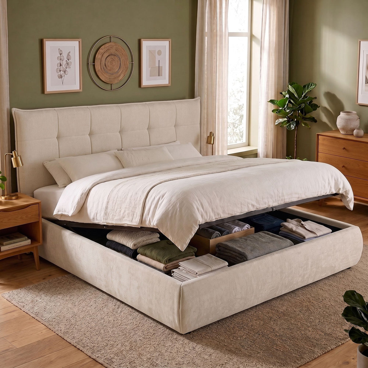 Bett Mirka 180x200 cm Stoff – Ansicht 17