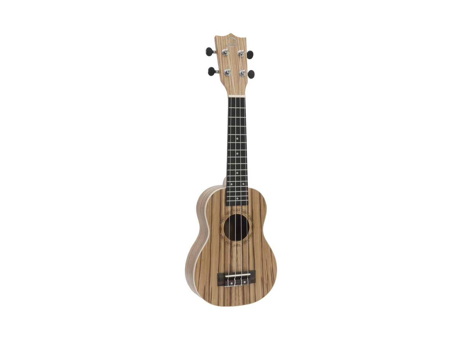DIMAVERY UK-400 Ukulele Sopran Zebrawood
