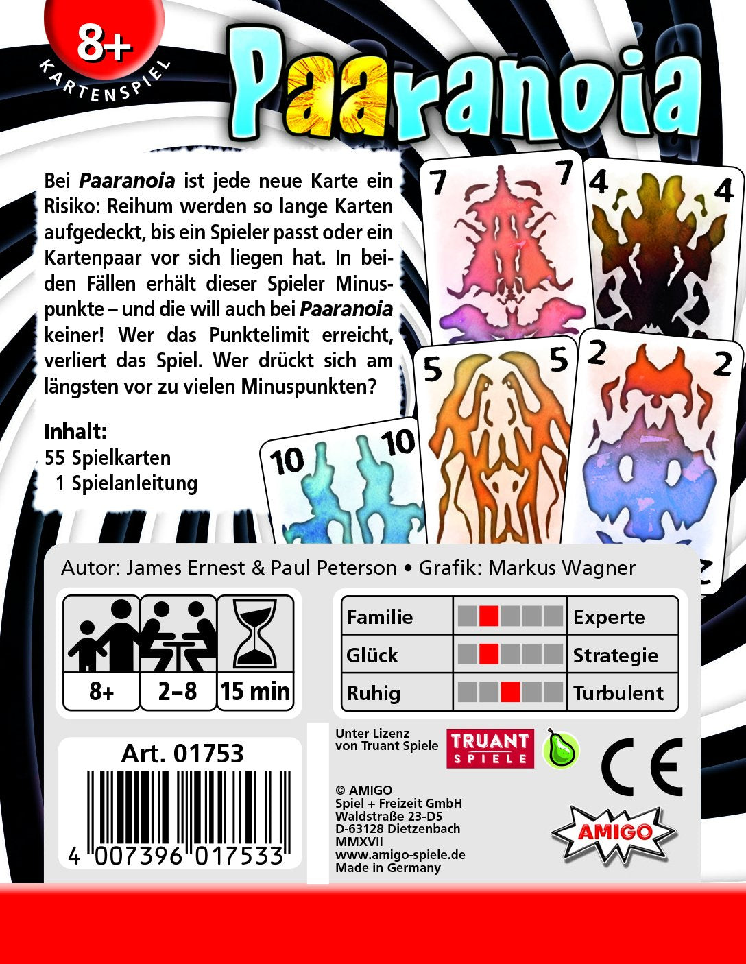 Amigo 01753 - Paaranoia - Kartenspiel – Ansicht 3