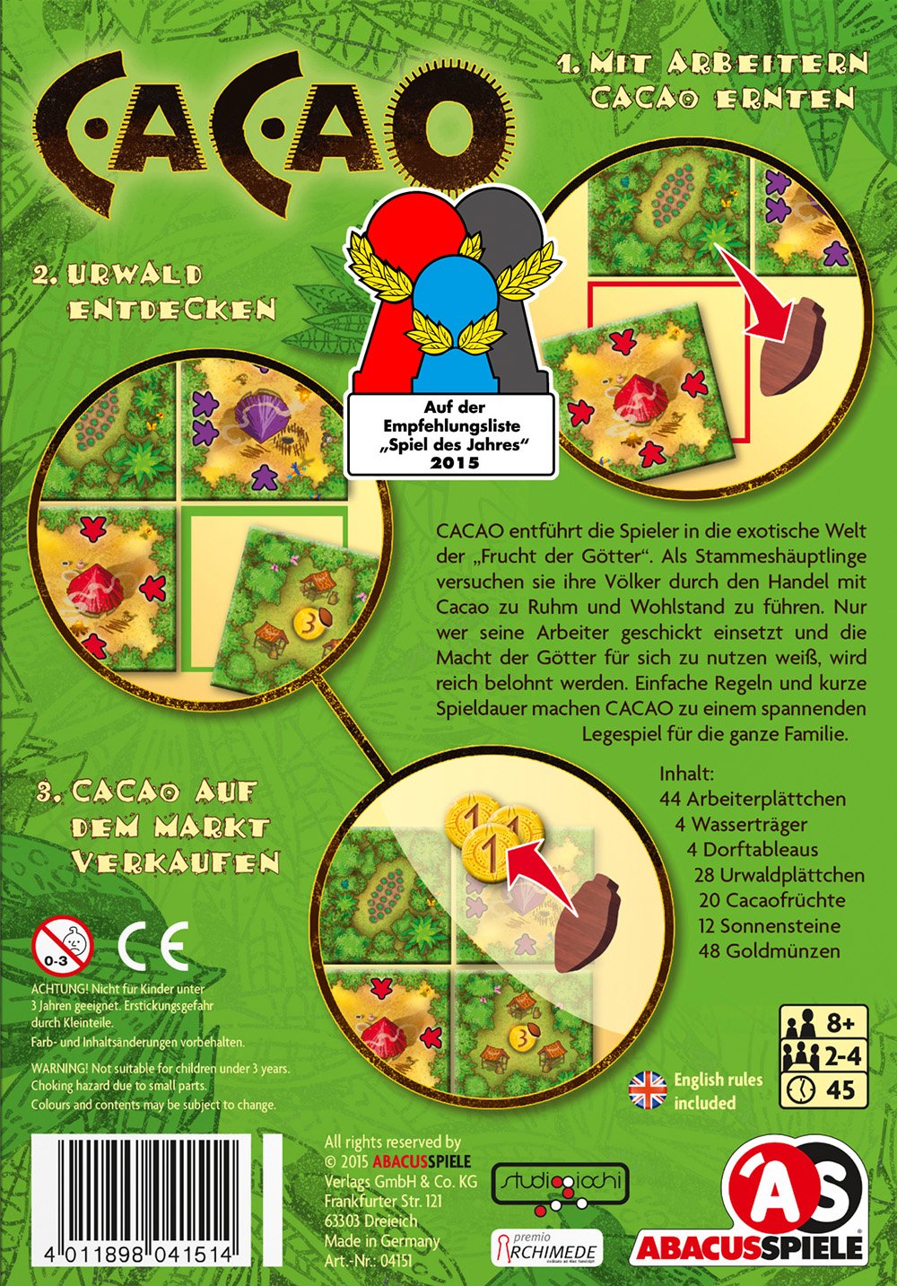 Abacus Spiele 04151 - Cacao – Ansicht 2