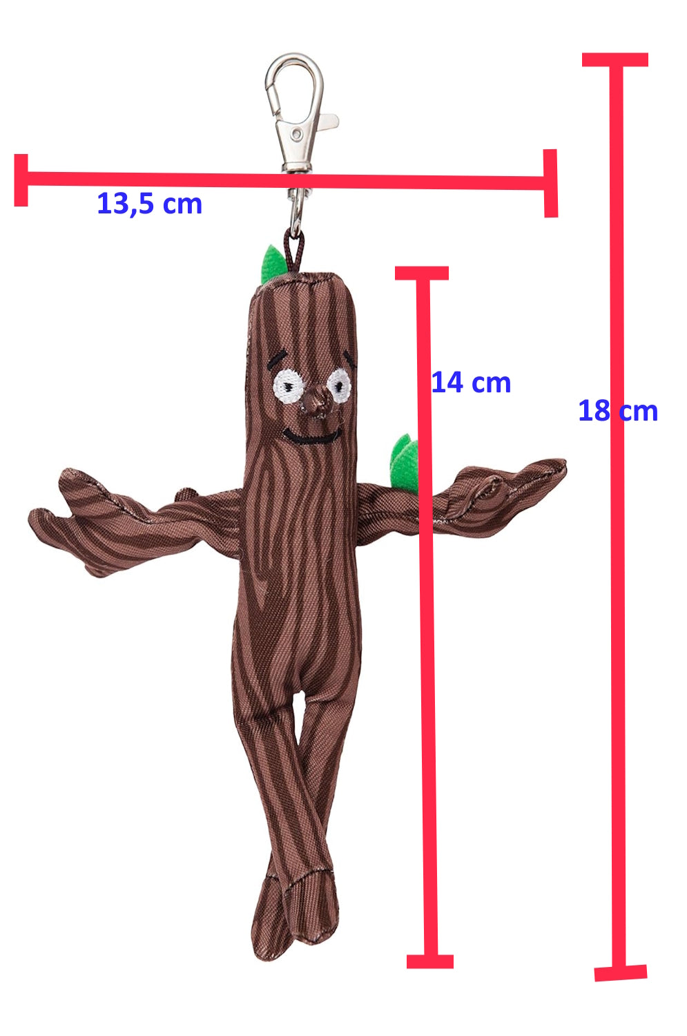 Stickman aus Grüffelo - Schlüsselanhänger ca. 14 cm - Plüschfigur – Ansicht 2