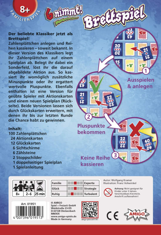 Amigo 01951 - 6 nimmt! Das Brettspiel – Ansicht 3
