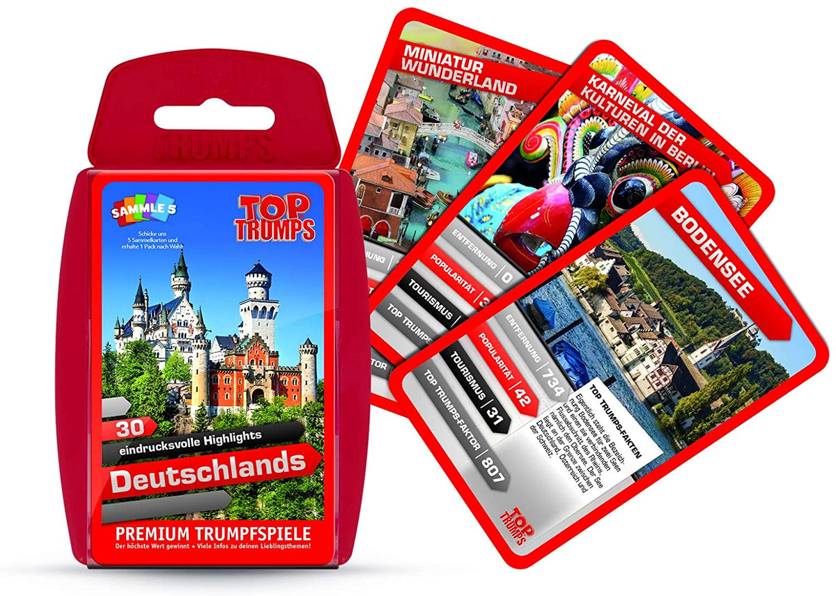 Winning Moves 63193 - Top Trumps - 30 eindrucksvolle Highlights Deutschland – Ansicht 2
