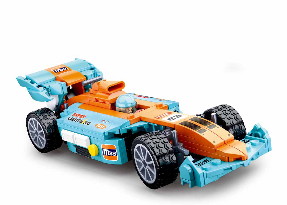 Sluban M38-B0763 - Racing Team - Rennwagen – Ansicht 2