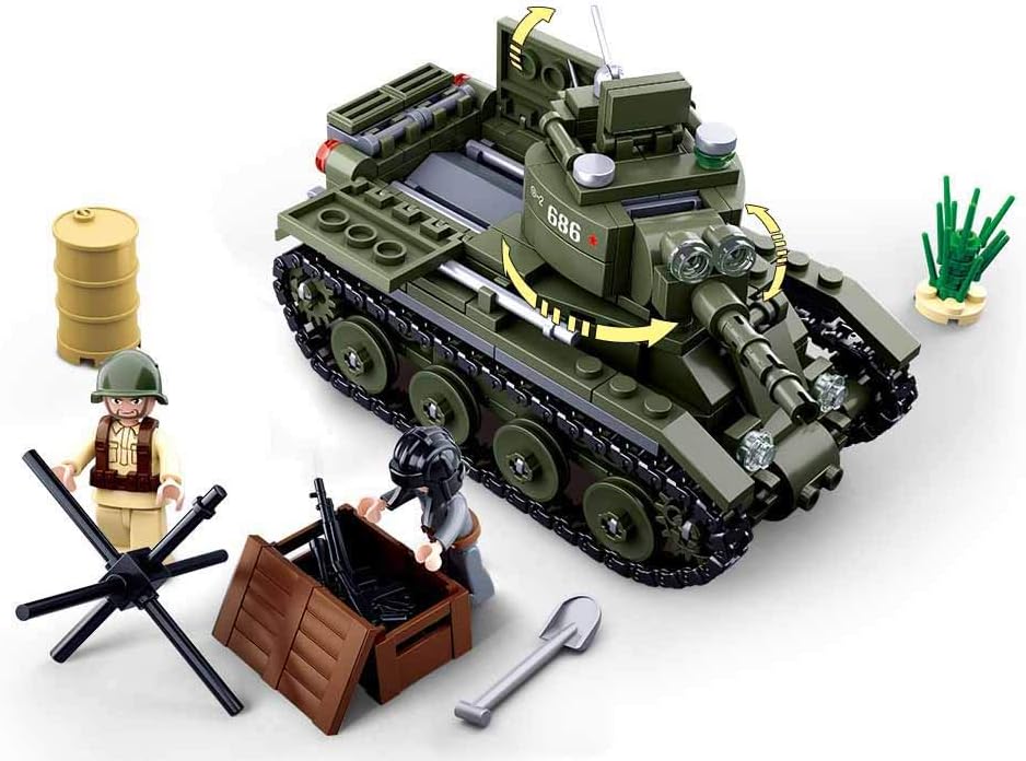 Sluban M38-B0686 - Army WWII - Alliierter Kavalleriepanzer