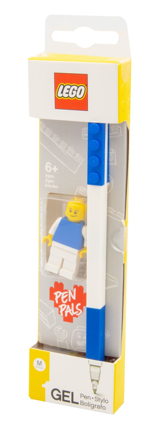 LEGO® Gelstift mit Legofigur - Farbe blau