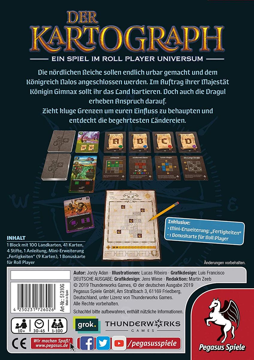 Pegasus Spiele 51310G - Der Kartograph – Ansicht 2