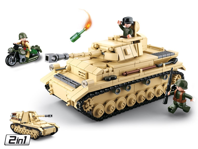 Sluban M38-B0693 - Army WWII - Deutscher Panzer – Ansicht 2