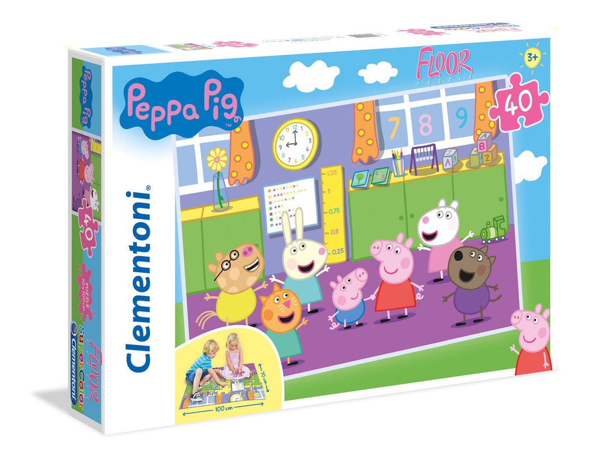 Clementoni 25458 - 40 Teile Bodenpuzzle - Peppa Pig – Ansicht 3
