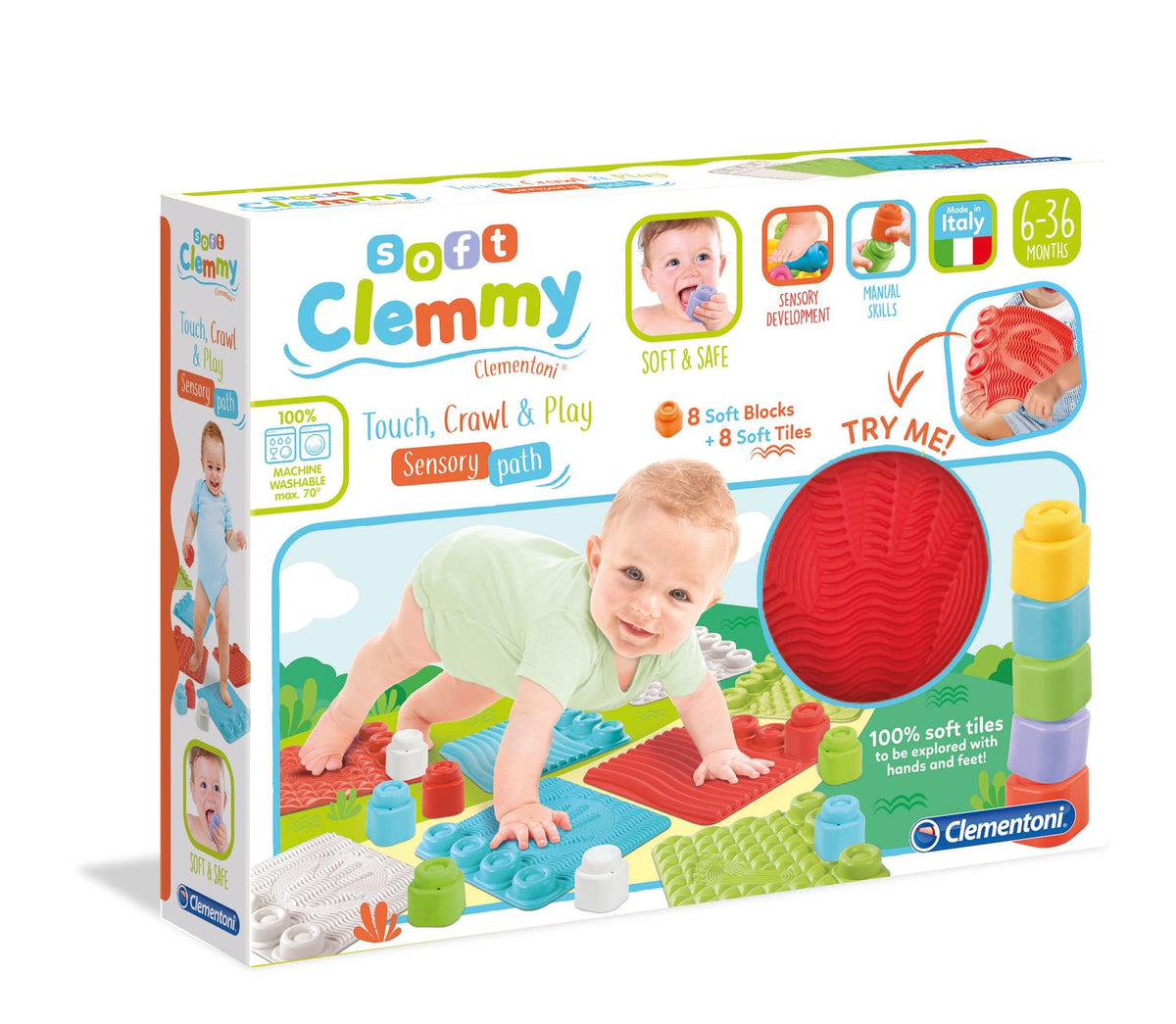 Clementoni 17352 - Clemmy-Sensorische Spielmatte – Ansicht 4