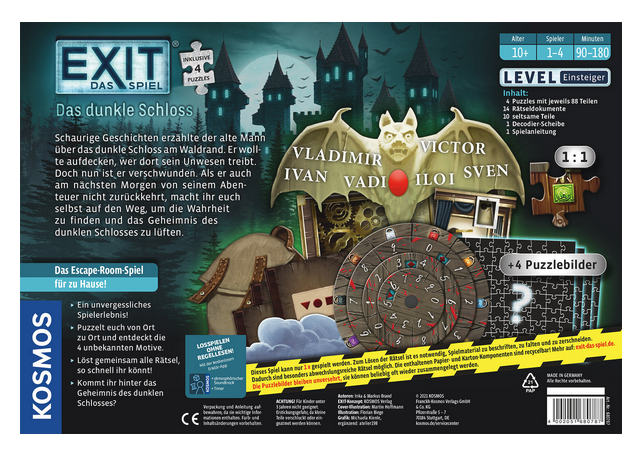 Kosmos 680787 - EXIT Das Spiel + Puzzle - Das dunkle Schloss
