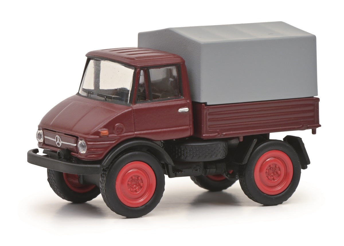 Schuco 452660900 - Unimog U406 rot, 1:87 - Modellauto – Ansicht 2