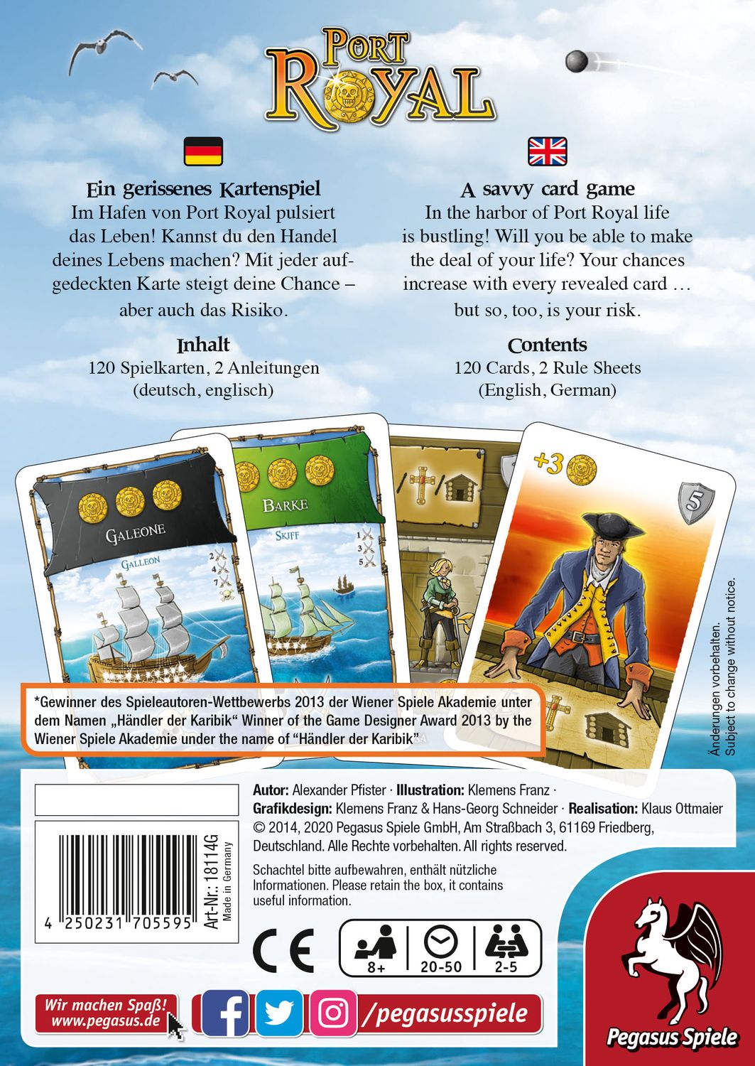 Pegasus Spiele 18114G - Port Royal – Ansicht 3