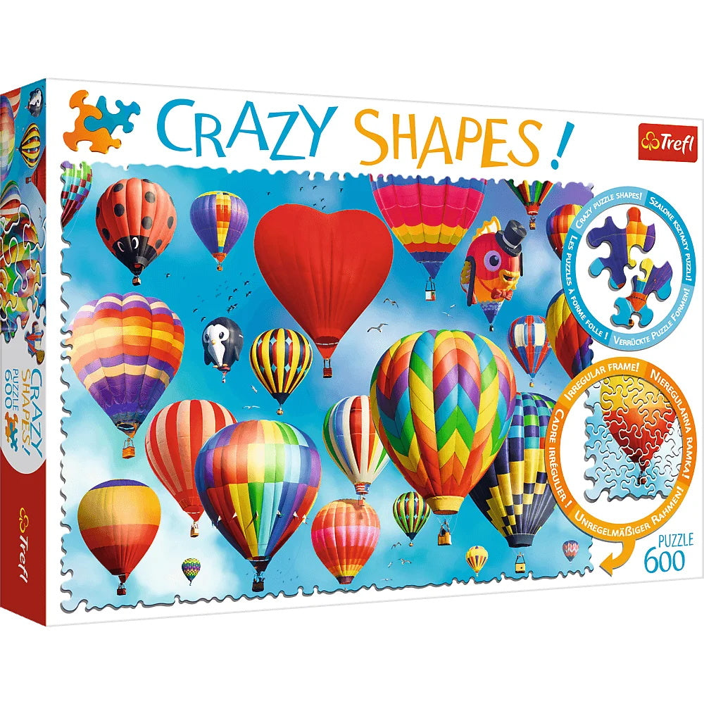 Bunte Ballons - Crazy Shapes Puzzle 600 Teile