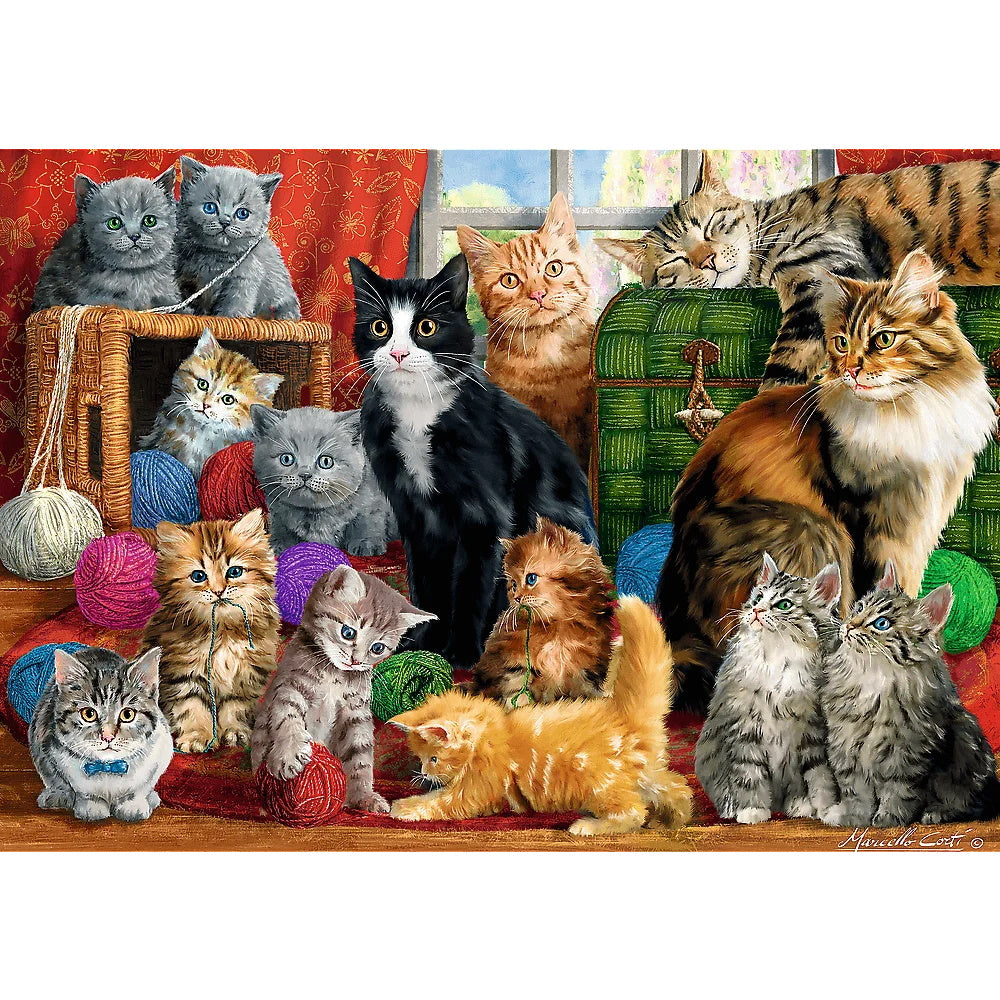 Katzen - Puzzle 1000 Teile – Ansicht 2