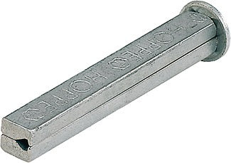 Vierkantstift I-Profilstift Vierkant 8 x 60 mm Eisen verzinkt geteilt HOPPE