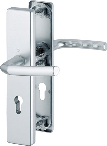 Schutzgarnitur Birmingham 1117/2221A/2440 Aluminium F1 72 mm 37-42 mm HOPPE