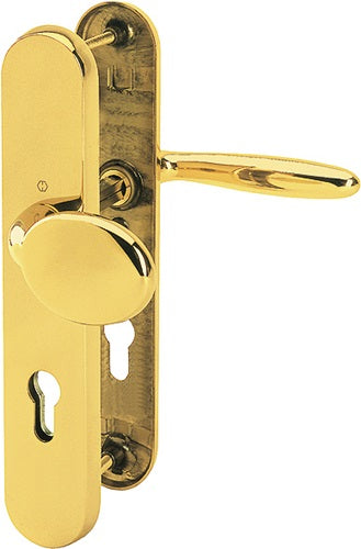 Schutzgarnitur Pisa M76G/361A/360/151 Messing F77-R 72 mm 37-42 mm HOPPE