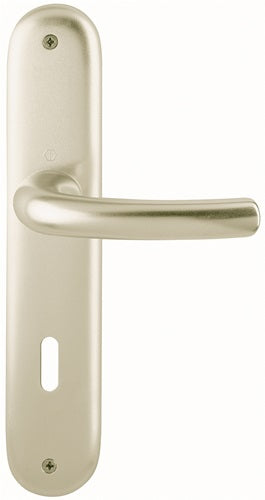 Langschildgarnitur Tôkyô 1710/273P Aluminium F2 OB 72 mm DIN links / rechts HOPPE